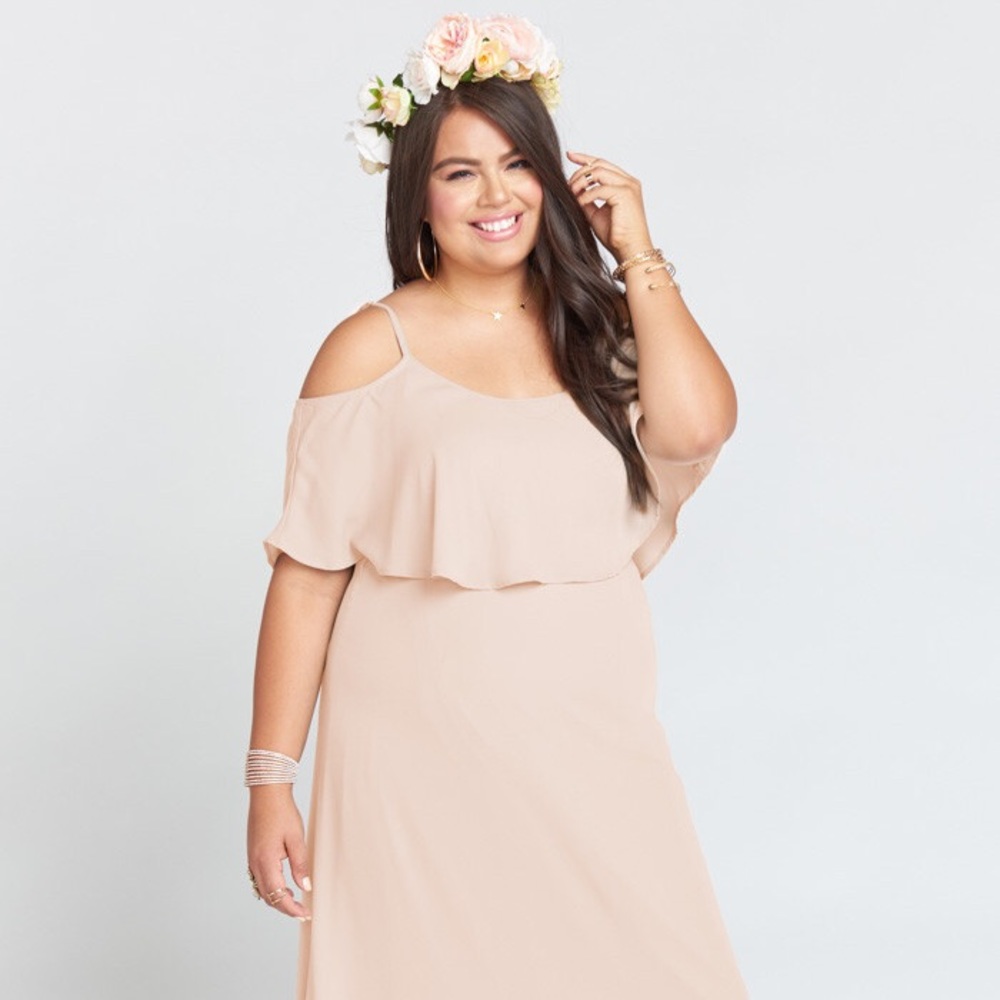Show Me Your MuMu Caitlin Ruffle XL Blush